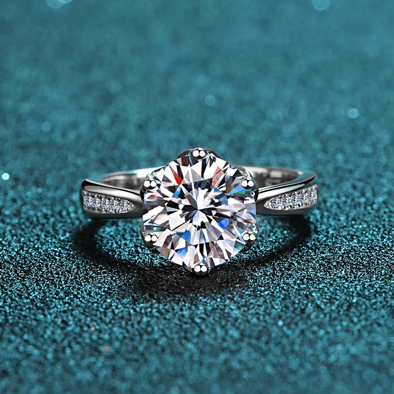 S925Women's Sterling Silver Ring3Carat Ring Six-Prong Factory Direct Supply Any Appraisal Supported
S925Women's Sterling Silver Ring3Carat Ring Six-Prong Factory Direct Supply Any Appraisal Supported