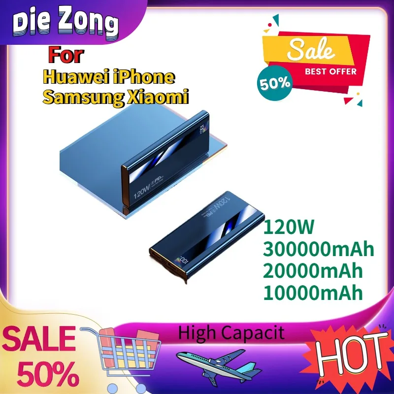 In Stock For Huawei iPhone Samsung Xiaomi 120W 300000mAh/20000mAh/10000mAh Power Bank Super Fast Charging
In Stock For Huawei iPhone Samsung Xiaomi 120W 300000mAh/20000mAh/10000mAh Power Bank Super Fast Charging