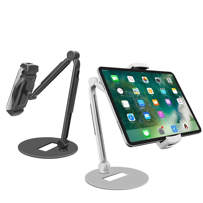 Tablet Stand Adjustable Long Arm Holder iPad Stand Desk Phone Mount for iPad Pro 12.9 11 Mini Xiaomi Mipad 4.7''- 13'' Screen
Tablet Stand Adjustable Long Arm Holder iPad Stand Desk Phone Mount for iPad Pro 12.9 11 Mini Xiaomi Mipad 4.7''- 13'' Screen