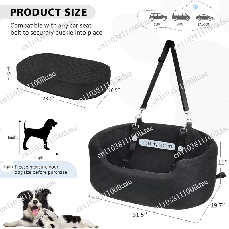 New Design Rectangular Stylish Dog Car Seat with Booster Seat with Travel Safety Storage Bag and Removable Washable Cover
New Design Rectangular Stylish Dog Car Seat with Booster Seat with Travel Safety Storage Bag and Removable Washable Cover