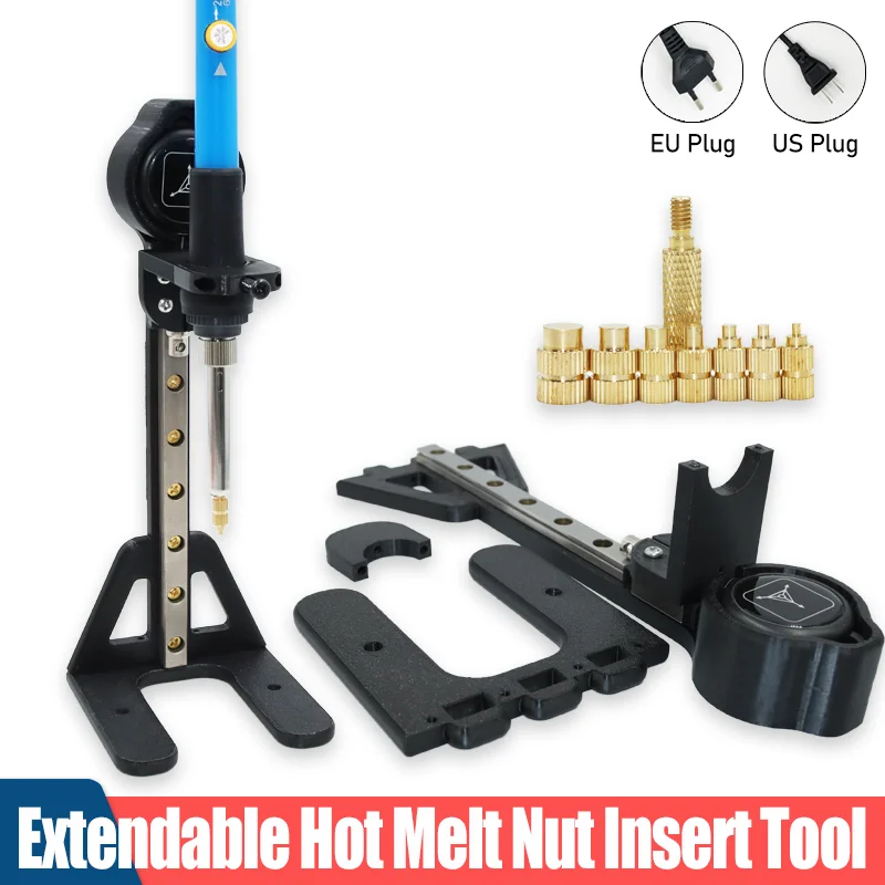 Heat Set Thread Insert Stealth Press M2 M3 M4 M5 M6 Soldering Iron Tip Copper Insertion Nut Tool Kit for 3d Printer Accessories
Heat Set Thread Insert Stealth Press M2 M3 M4 M5 M6 Soldering Iron Tip Copper Insertion Nut Tool Kit for 3d Printer Accessories