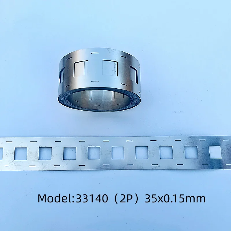 33140Nickel strip nickel sheet 2 parallel nickel strip SPCC nickel plated steel strip connecting piece aperture 35X0.15MM
33140Nickel strip nickel sheet 2 parallel nickel strip SPCC nickel plated steel strip connecting piece aperture 35X0.15MM