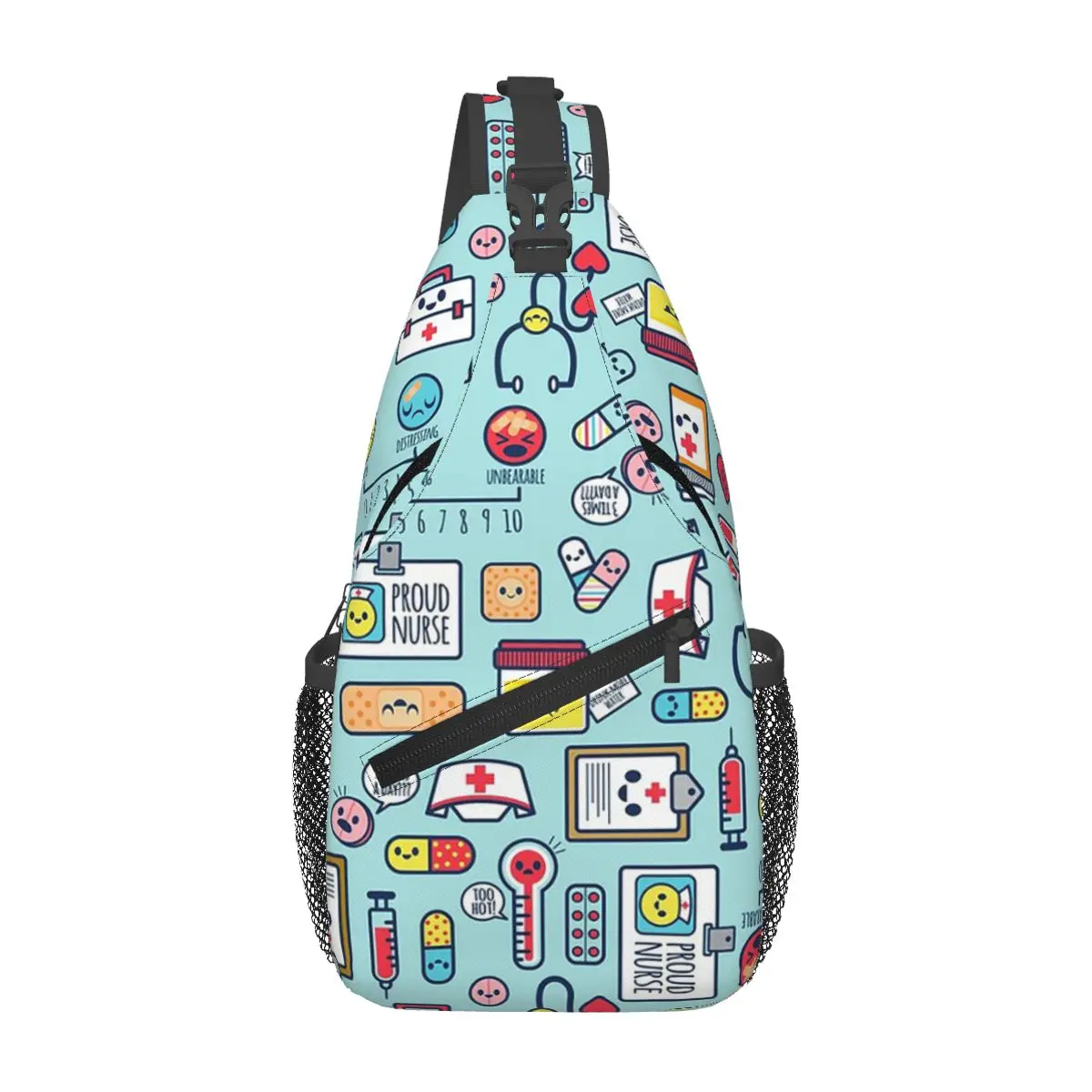 Proud To Be A Nurse Surface Pattern Design Blue Chest Bag Men Sling Crossbody Backpack Chest Bag Hiking Daypack Shoulder Bag
Proud To Be A Nurse Surface Pattern Design Blue Chest Bag Men Sling Crossbody Backpack Chest Bag Hiking Daypack Shoulder Bag