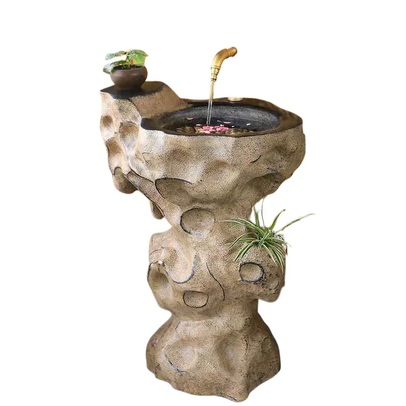 Outdoor column washbasin, courtyard B&B sink, outdoor terrace integrated face wash, imitation stone basin
Outdoor column washbasin, courtyard B&B sink, outdoor terrace integrated face wash, imitation stone basin