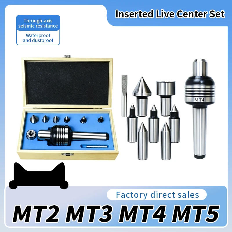 Lathe Milling Center Rotating Medium-Sized Lathe Machine Accessories Morse Turning Center MT2, MT3, MT4, MT5
Lathe Milling Center Rotating Medium-Sized Lathe Machine Accessories Morse Turning Center MT2, MT3, MT4, MT5