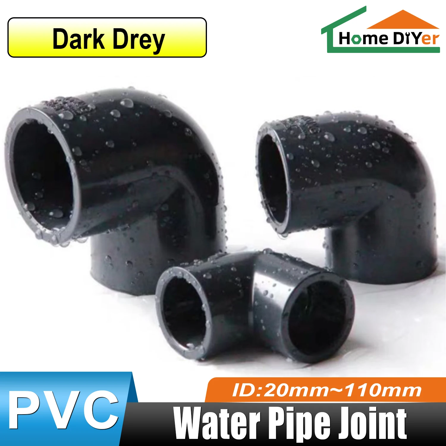 20-110mm Gray Pvc Pipe Fittings, Upvc Garden Hose Elbows, Aquarium Water Supply And Drain End Caps
20-110mm Gray Pvc Pipe Fittings, Upvc Garden Hose Elbows, Aquarium Water Supply And Drain End Caps