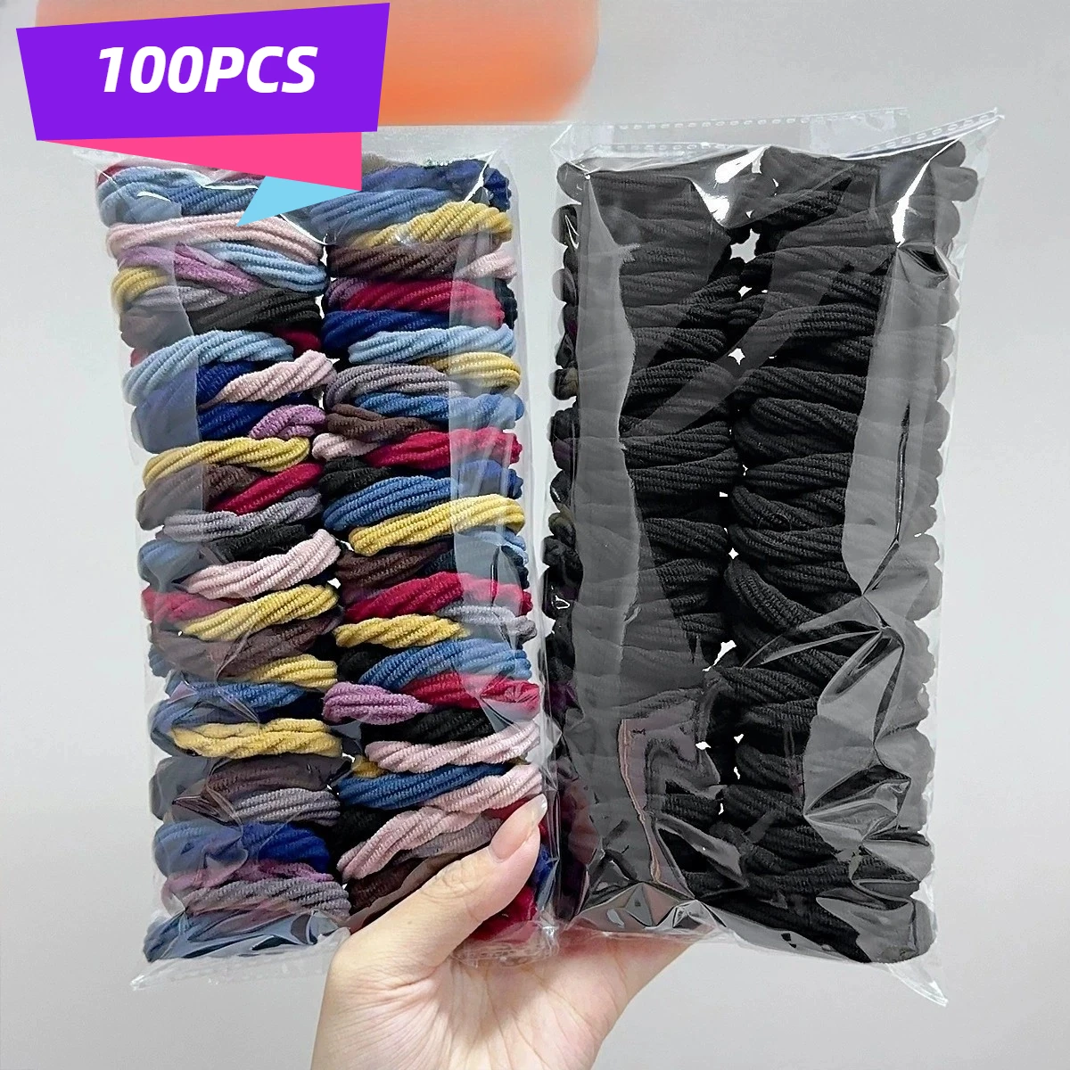 50Pcs Random Mixed Color Soft Hair Ties Elastic Ponytail Holders Hair Accessories for Kids Girls
50Pcs Random Mixed Color Soft Hair Ties Elastic Ponytail Holders Hair Accessories for Kids Girls
