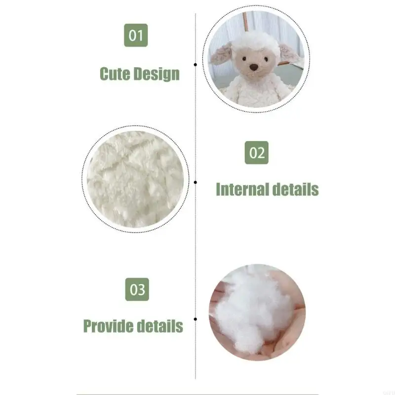 Plush Sheep Toy Doll PP Cotton Filling Cuddle Stuffed Animal Adult Comfort Doll
Plush Sheep Toy Doll PP Cotton Filling Cuddle Stuffed Animal Adult Comfort Doll