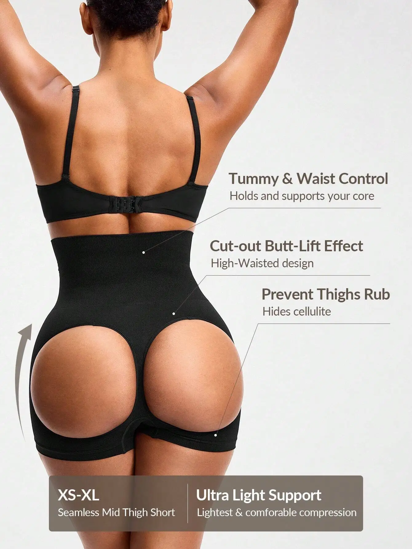 SHAPE Shaping High Waisted Mid Thigh Shapewear Short Body Shaper Butt Lifter-Tummy Waist Thigh Control
SHAPE Shaping High Waisted Mid Thigh Shapewear Short Body Shaper Butt Lifter-Tummy Waist Thigh Control