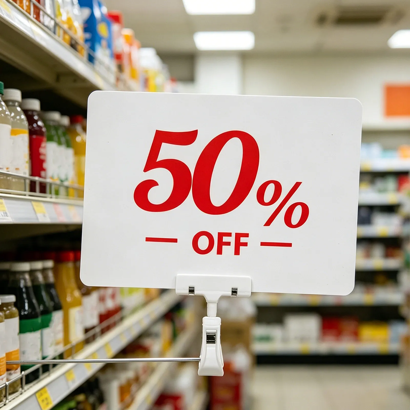 30Pcs Reusable Sign Clip for Pricing Cards - Rotating Plastic Display Tags Holder for Convenience Store Produce Section Grocery
30Pcs Reusable Sign Clip for Pricing Cards - Rotating Plastic Display Tags Holder for Convenience Store Produce Section Grocery