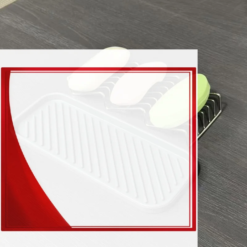 Stainless Steel Wave Shaped Soap Box Household Bathroom Drainage Soap Storage Rack With Silicone Pad
Stainless Steel Wave Shaped Soap Box Household Bathroom Drainage Soap Storage Rack With Silicone Pad