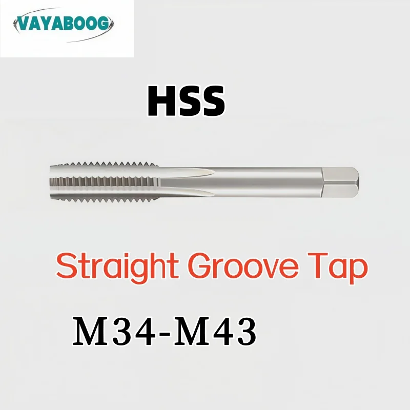 1PCS HSS Metric Straight Grooved Flute Tap M34-M42 X 4.5/4/3/2/1.5/0.75 Right Hand Tap
1PCS HSS Metric Straight Grooved Flute Tap M34-M42 X 4.5/4/3/2/1.5/0.75 Right Hand Tap