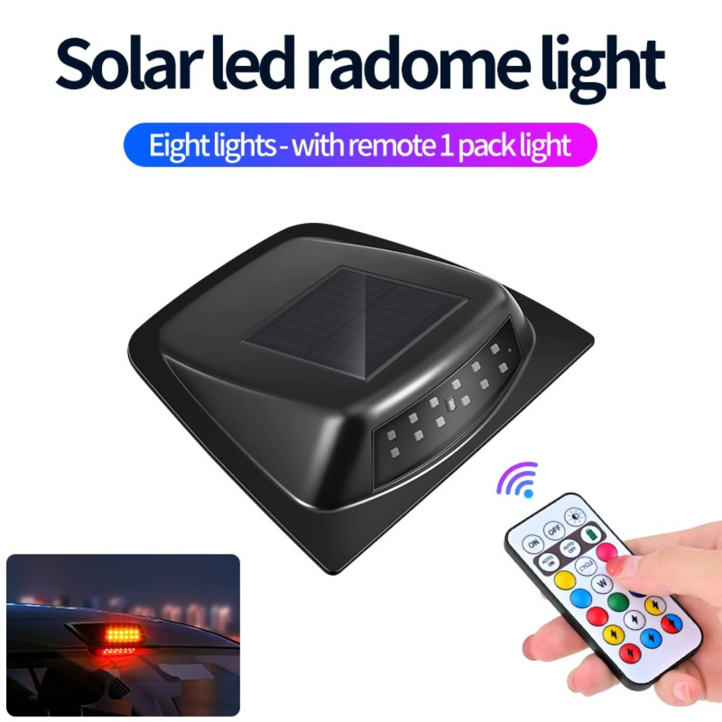 Solar LED Car Warning Light Simulated Anti-Theft Radar Lamp Vehicle Safety Navigation Decorative Flash Light
Solar LED Car Warning Light Simulated Anti-Theft Radar Lamp Vehicle Safety Navigation Decorative Flash Light
