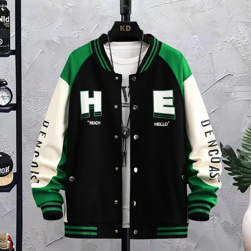 2026 Spring Men's High Quality Fashion baseball jacket men Trend Comfortable Versatile Loose Casual Long Sleeve Jacket M-3XL
2026 Spring Men's High Quality Fashion baseball jacket men Trend Comfortable Versatile Loose Casual Long Sleeve Jacket M-3XL