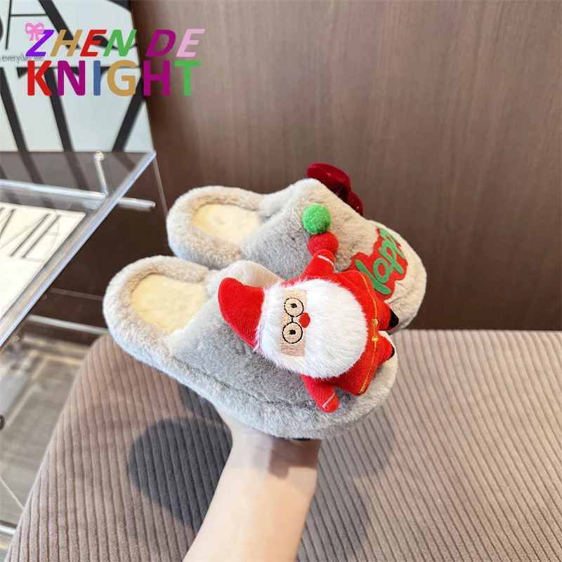 2025 Autumn Winter Fashion Soft Sole Kids Slippers - Cartoon Plush Christmas Doll Furry Toddler Slippers
2025 Autumn Winter Fashion Soft Sole Kids Slippers - Cartoon Plush Christmas Doll Furry Toddler Slippers