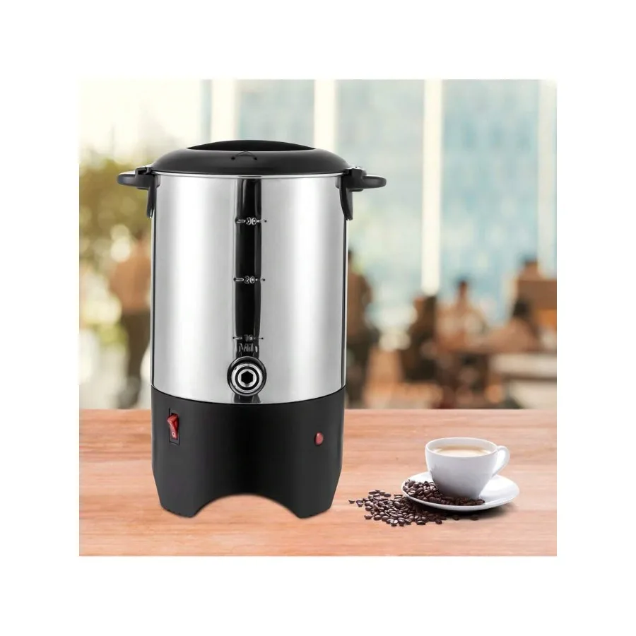 RAINAUT 5.2L/175Oz 30 Cups Electric Coffee Maker, 304 Stainless Steel Hot Beverage Dispenser 1000W, 110V
RAINAUT 5.2L/175Oz 30 Cups Electric Coffee Maker, 304 Stainless Steel Hot Beverage Dispenser 1000W, 110V