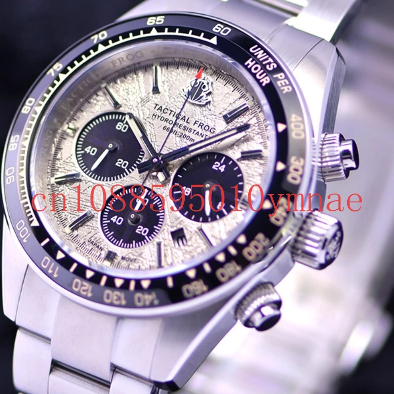 Тактические часы Frog v1 Limited Edition с хронографом на солнечной фотокибенечной энергии, водонепроницаемые часы с тремя глазами панды
Тактические часы Frog v1 Limited Edition с хронографом на солнечной фотокибенечной энергии, водонепроницаемые часы с тремя глазами панды