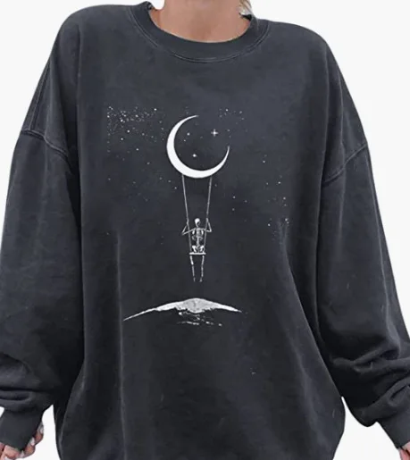 CNACNOO Never Better Funny Skull Print Women Sweatshirts Drop Shoulder Pullovers Vintage Sweatshirt Casual Loose Harajuku Tops
CNACNOO Never Better Funny Skull Print Women Sweatshirts Drop Shoulder Pullovers Vintage Sweatshirt Casual Loose Harajuku Tops