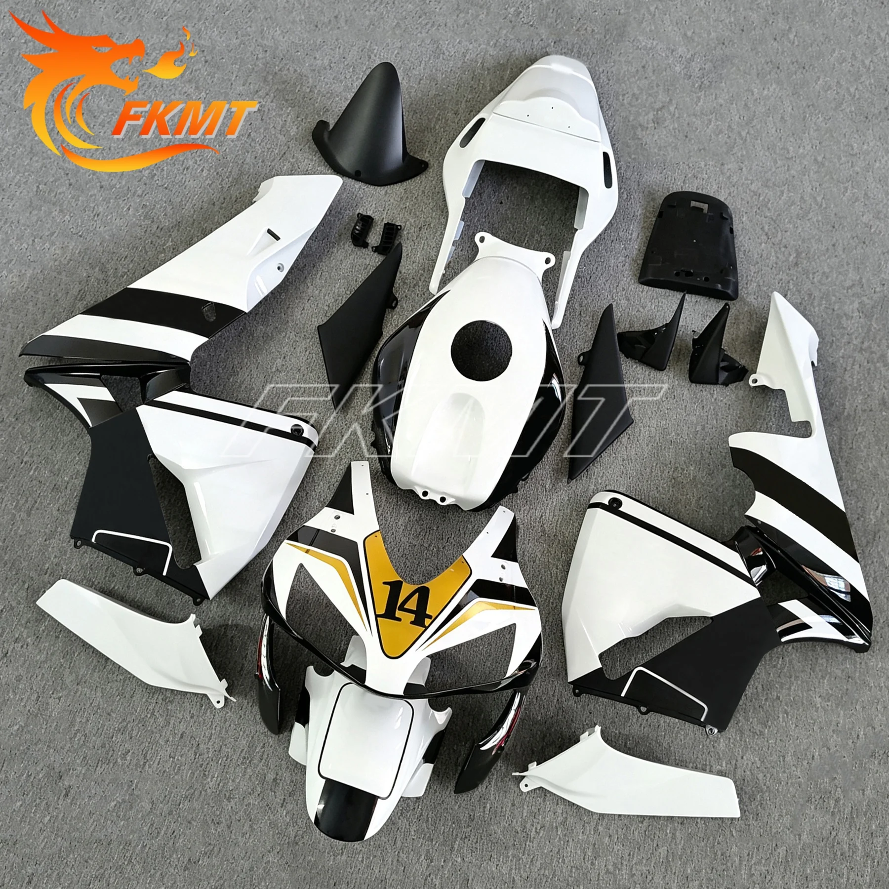 For HONDA CBR600RR CBR 600RR F5 2003 - 2004 Black White Motorcycle Fairing Kit ABS Injection Molding
For HONDA CBR600RR CBR 600RR F5 2003 - 2004 Black White Motorcycle Fairing Kit ABS Injection Molding