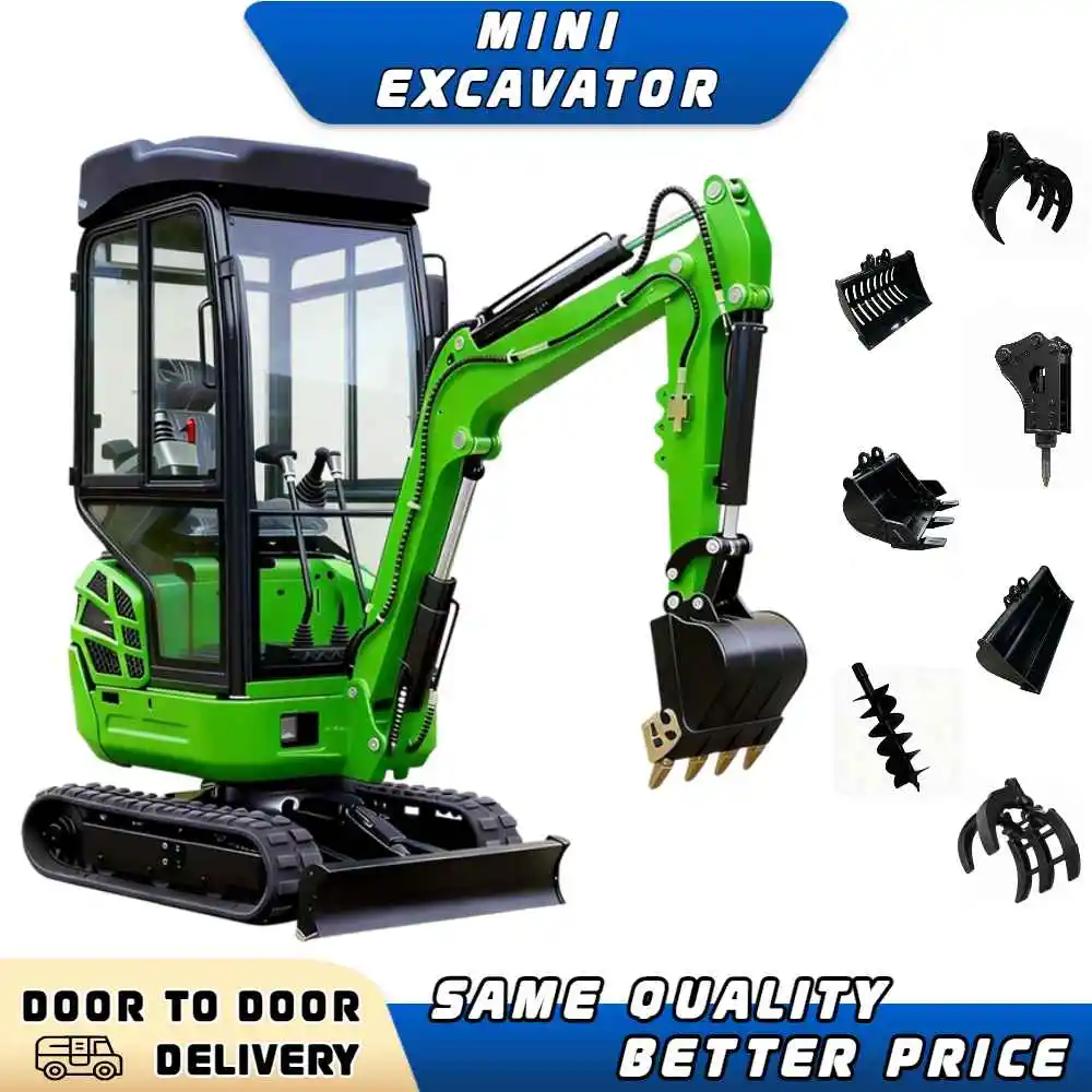 0.8Ton-1.5Ton Mini Excavator Kubota Engine Diesel Machinery Multifunctional Energy Saving Cab Europe Agriculture Forestry
0.8Ton-1.5Ton Mini Excavator Kubota Engine Diesel Machinery Multifunctional Energy Saving Cab Europe Agriculture Forestry