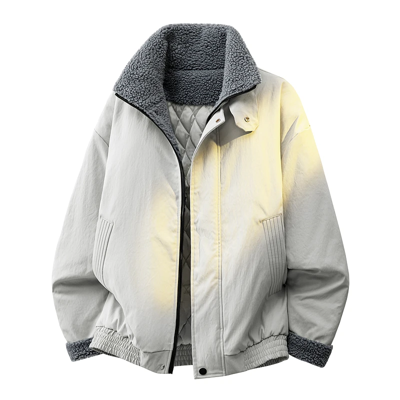 Outdoor Fashion Jacket with Cotton Collar, Down Cotton Jacket for Men, Autumn and Winter Warm and Casual Pilot Cotton Jacket
Outdoor Fashion Jacket with Cotton Collar, Down Cotton Jacket for Men, Autumn and Winter Warm and Casual Pilot Cotton Jacket