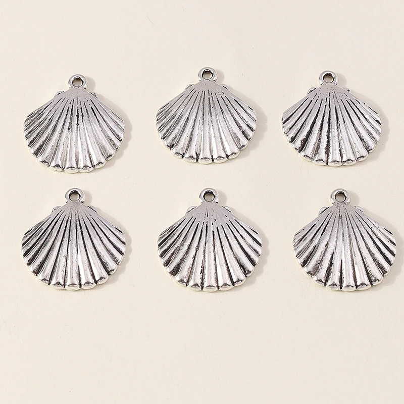 20pcs 21x24mm Cute Alloy Shell Charms Pendants for Jewelry Making Drop Earrings Necklaces Bracelets DIY Crafts Accessories
20pcs 21x24mm Cute Alloy Shell Charms Pendants for Jewelry Making Drop Earrings Necklaces Bracelets DIY Crafts Accessories