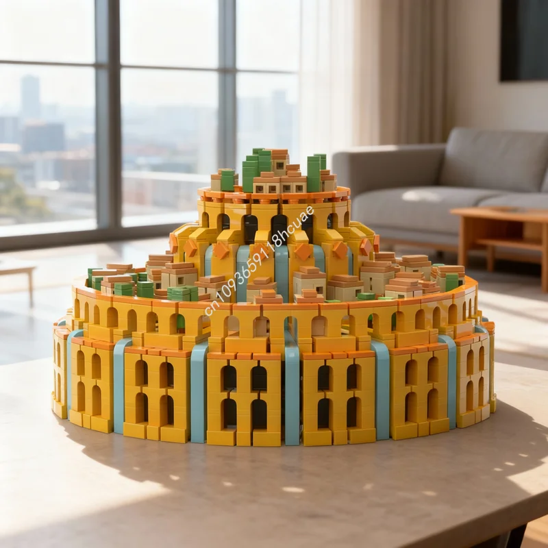 3764 деталей MOC: Модель арены «Город», конструктор, архитектурный набор для сборки, развивающая игрушка, идея для креативного подарка на Рождество, для детей
3764 деталей MOC: Модель арены «Город», конструктор, архитектурный набор для сборки, развивающая игрушка, идея для креативного подарка на Рождество, для детей