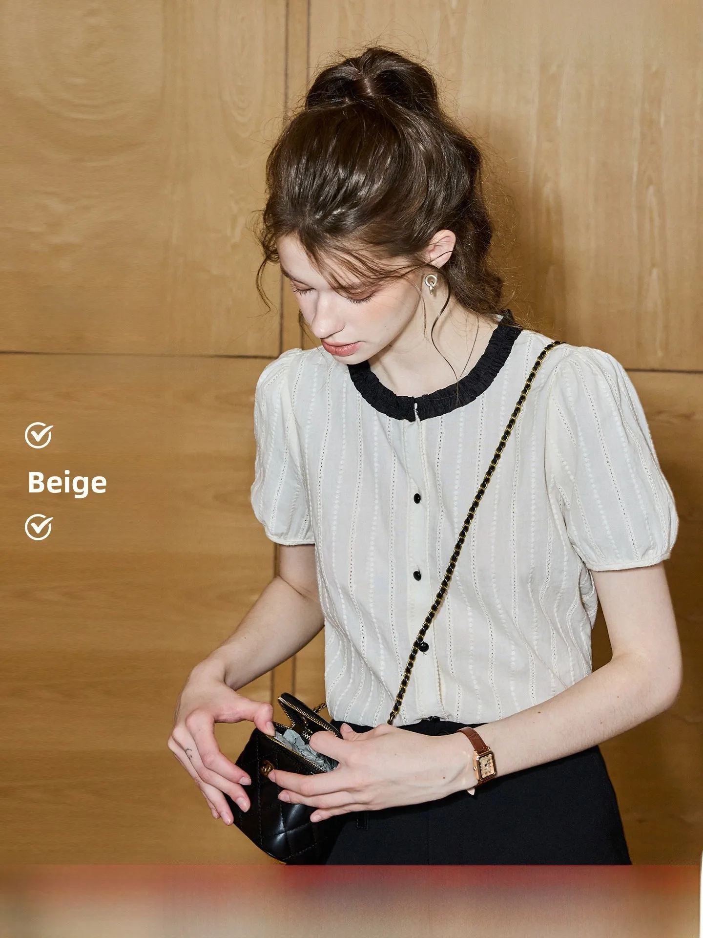 Cotton Casual Shirt Women Summer Breathable Commute Short Sleeve round Neck Slimming Top KUHNMARVIN Straight Cut Button Placket
Cotton Casual Shirt Women Summer Breathable Commute Short Sleeve round Neck Slimming Top KUHNMARVIN Straight Cut Button Placket