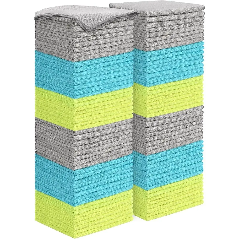 100 Pack Microfiber Towels - Lint-Free, Streak-Free Cleaning Cloths for Cars, Home, Kitchen, and Windows (12x16 inches)
100 Pack Microfiber Towels - Lint-Free, Streak-Free Cleaning Cloths for Cars, Home, Kitchen, and Windows (12x16 inches)