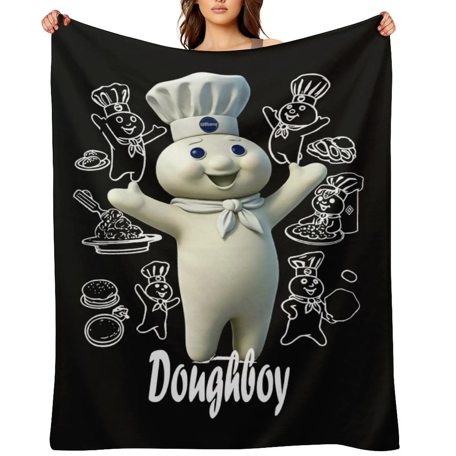 Pillsbury Doughboy Funny Design The Dough Baking Costume Throw Blanket Custom Hair Multi-Purpose valentine gift ideas Blankets
Pillsbury Doughboy Funny Design The Dough Baking Costume Throw Blanket Custom Hair Multi-Purpose valentine gift ideas Blankets