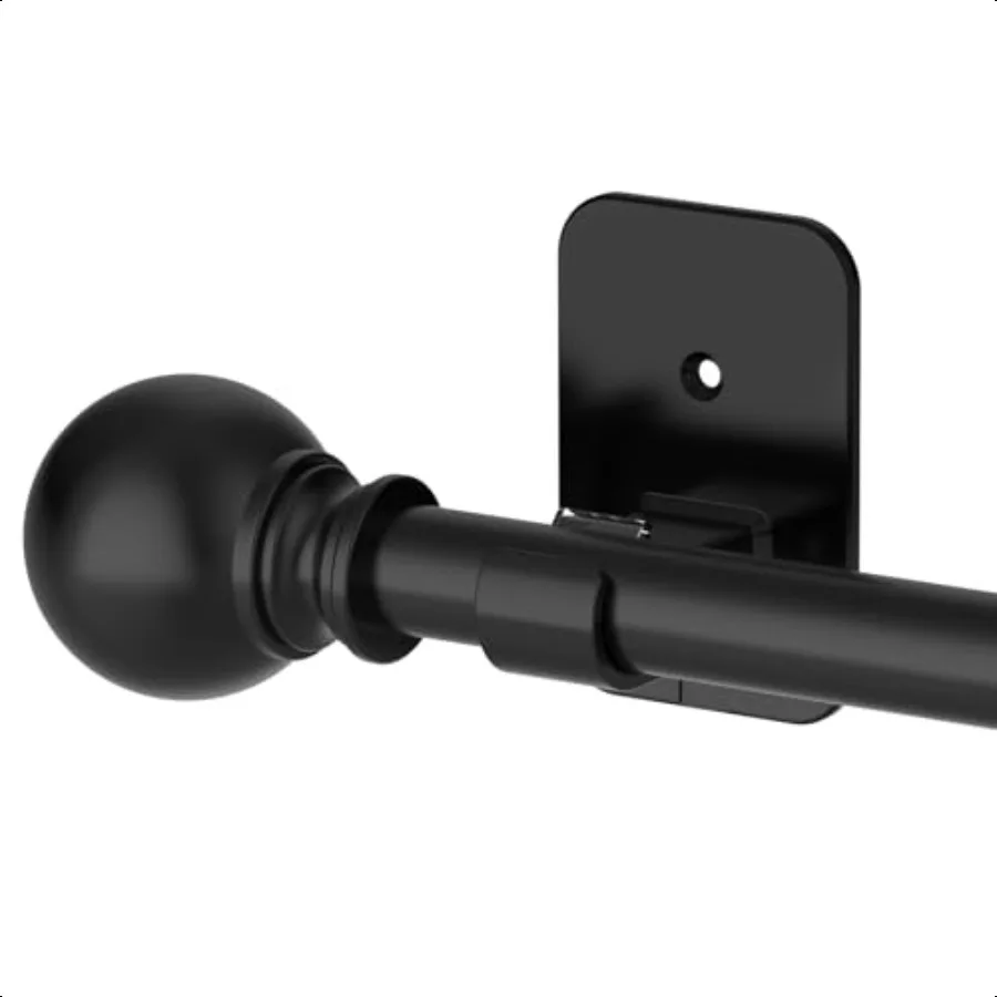 Curtain Rods No Drilling for Windows 48 to 8490 5 8 Inch Black Renter Friendly Adjustable Curtain Rod with Adhesive Brackets
Curtain Rods No Drilling for Windows 48 to 8490 5 8 Inch Black Renter Friendly Adjustable Curtain Rod with Adhesive Brackets