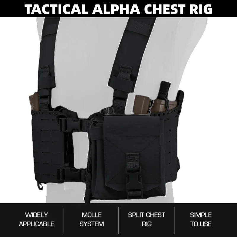 Hunting Alpha Chest Rig | Adjustable Hunting Vest For Outdoor Shooting | Wilderness Adventure Accessories
Hunting Alpha Chest Rig | Adjustable Hunting Vest For Outdoor Shooting | Wilderness Adventure Accessories