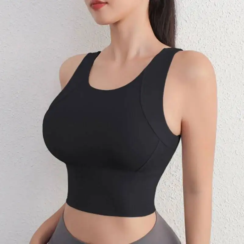 BabYoung High Support Sports Bra For Women Gym Yoga Crop Top Home Fiess Workout Underwear Girl Large Size Running Bike Shirt
BabYoung High Support Sports Bra For Women Gym Yoga Crop Top Home Fiess Workout Underwear Girl Large Size Running Bike Shirt