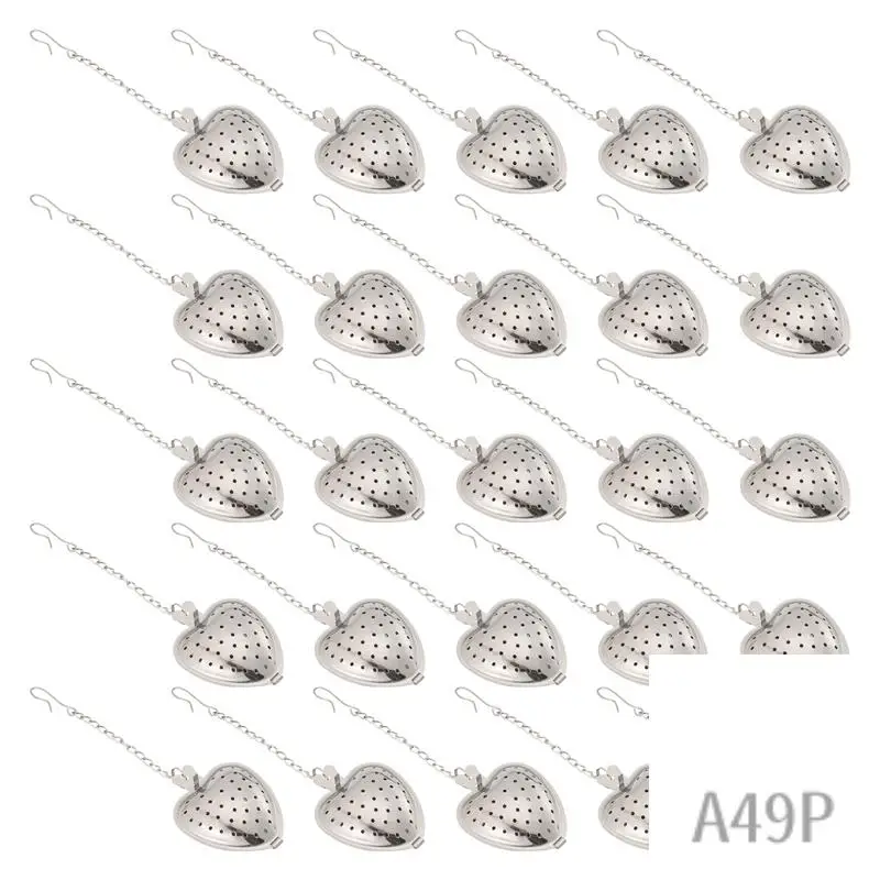 P4-25Pcs Tea Strainer Stainless Steel Tea Ball Infuser Loose,Extended Chain Hook For Seasonings Cup Bottle Party Favors
P4-25Pcs Tea Strainer Stainless Steel Tea Ball Infuser Loose,Extended Chain Hook For Seasonings Cup Bottle Party Favors