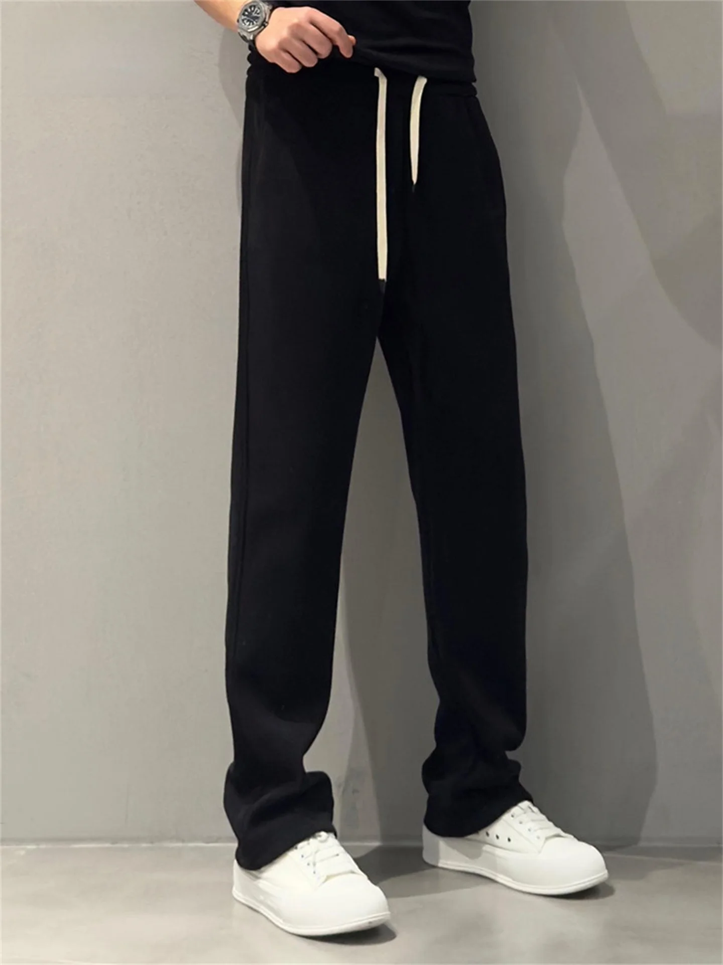 Men's Straight Leg Fce Lined Loose Fit Elastic Waist Thiened Winter Casual Pants Color Busin Casual Sle
Men's Straight Leg Fce Lined Loose Fit Elastic Waist Thiened Winter Casual Pants Color Busin Casual Sle