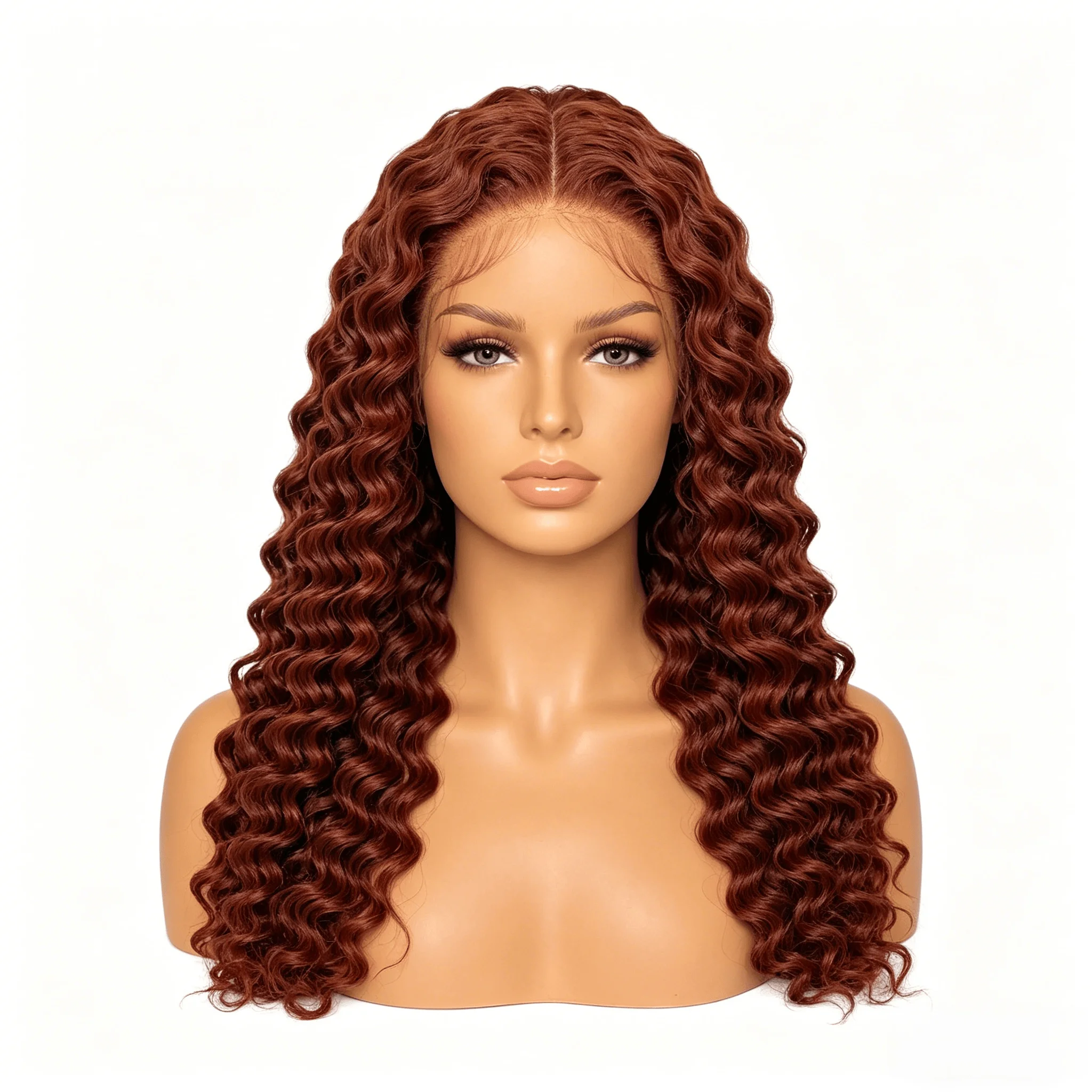 Glueless Wigs Chocolate Brown Deep Wave 13x6 Lace Front Wig 200% Density 5x5 Lace Closure Curly Human Hair Brown Wig Pre Plucked
Glueless Wigs Chocolate Brown Deep Wave 13x6 Lace Front Wig 200% Density 5x5 Lace Closure Curly Human Hair Brown Wig Pre Plucked