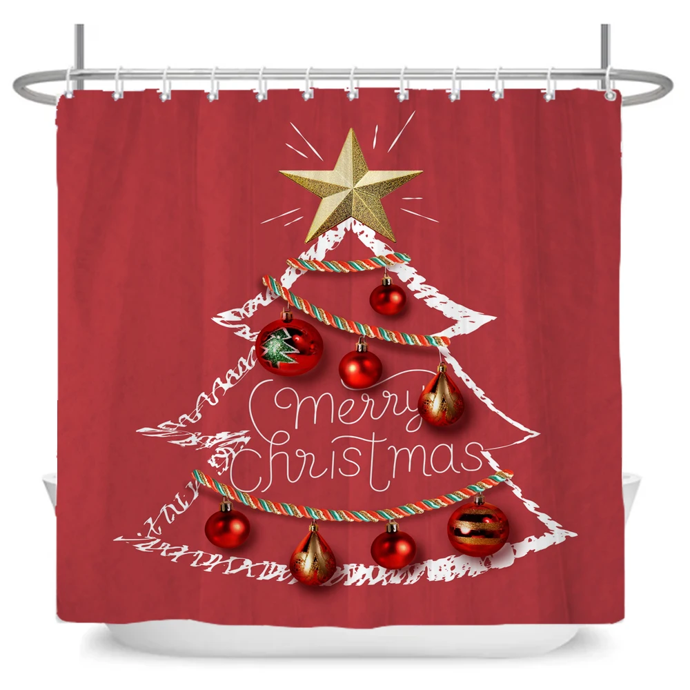 Funny Cartoon Cute Merry Christmas Trees Snowman Shower Curtains Bathroom Curtain Frabic Polyester Waterproof Bath Curtain
Funny Cartoon Cute Merry Christmas Trees Snowman Shower Curtains Bathroom Curtain Frabic Polyester Waterproof Bath Curtain