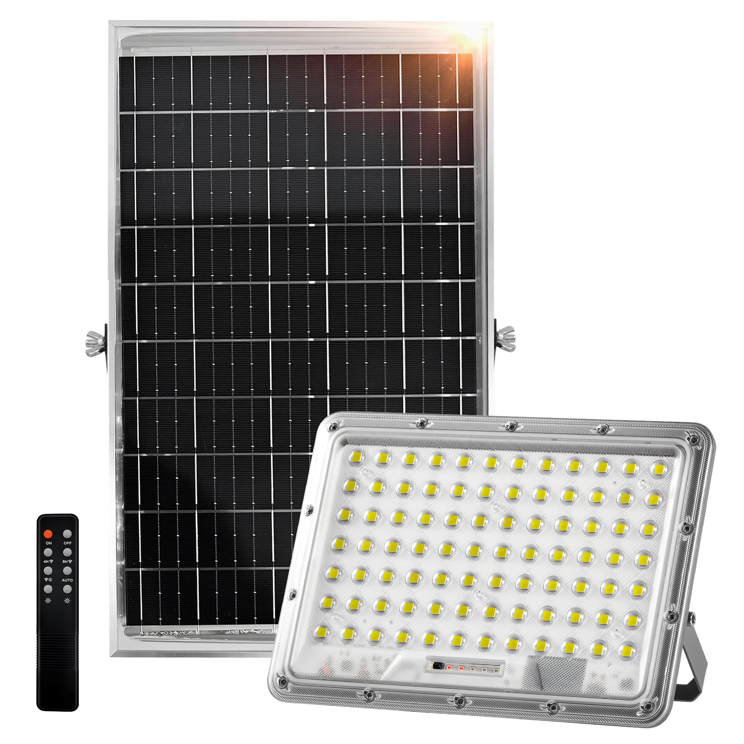 Solar floodlight, outdoor safety lamp, garden lamp, lighting from dusk to dawn, suitable for patios, garages, gardens - wireless
Solar floodlight, outdoor safety lamp, garden lamp, lighting from dusk to dawn, suitable for patios, garages, gardens - wireless