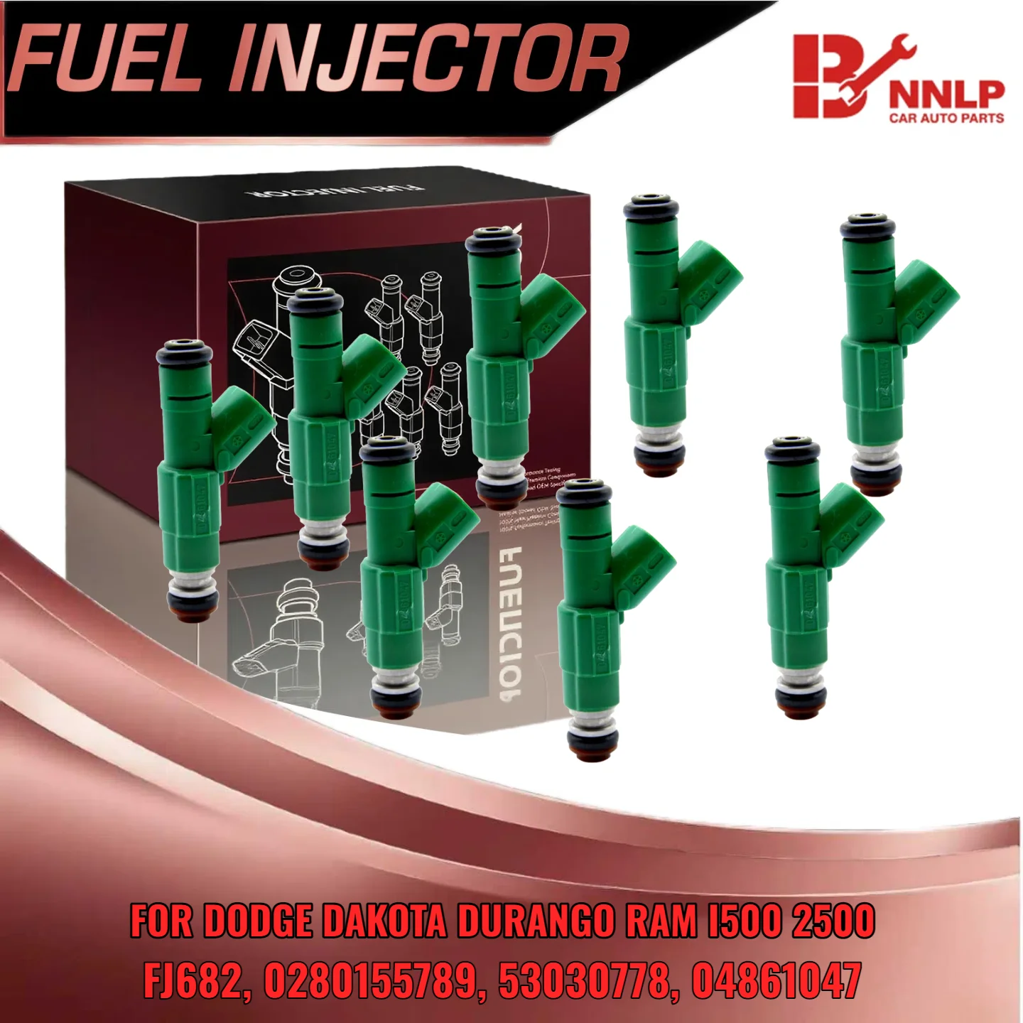 Set of 8 Fuel Injector For Dodge Ram 1500 Ram 2500 For Dodge Dakota Durango V8 52L 59L FJ682 0280155789
Set of 8 Fuel Injector For Dodge Ram 1500 Ram 2500 For Dodge Dakota Durango V8 52L 59L FJ682 0280155789