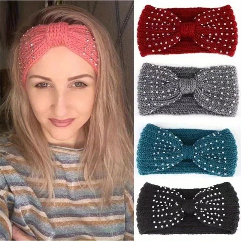 Knitted Women's Headband Cute Bow Headband Sweet and Cute Fashionable Hair Accessory
Knitted Women's Headband Cute Bow Headband Sweet and Cute Fashionable Hair Accessory