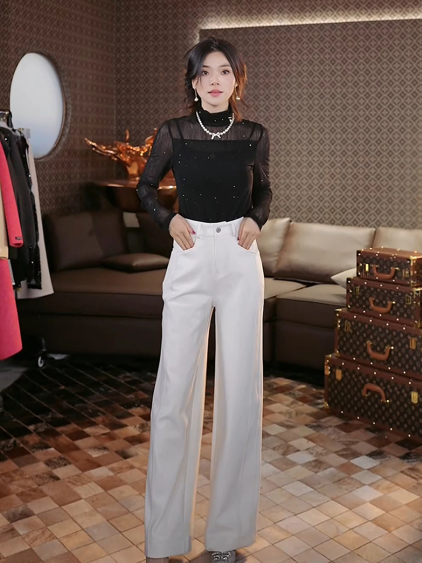 eila 2025 New Lazy Aosphere Starry Collar Godd Clothes Polyester Fiber Long Sve Overhead Knitted Sweater for Women
eila 2025 New Lazy Aosphere Starry Collar Godd Clothes Polyester Fiber Long Sve Overhead Knitted Sweater for Women