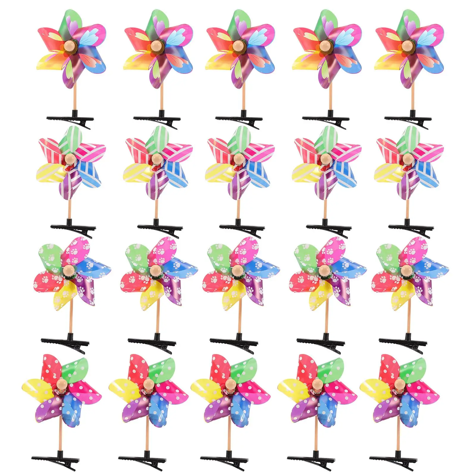 24pcs Pinwheel Hair Clips Hair Barrettes Windmill Hairpins Headwear Stage Performance Headdress Women Girls Hair Pin Accessories
24pcs Pinwheel Hair Clips Hair Barrettes Windmill Hairpins Headwear Stage Performance Headdress Women Girls Hair Pin Accessories