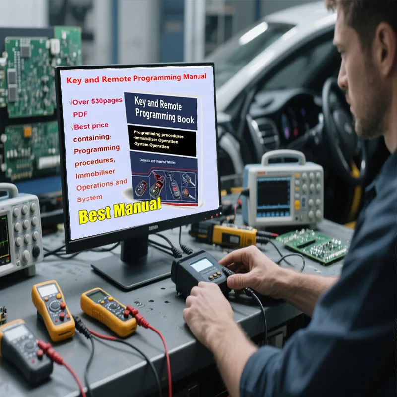 Repair Manual Best Key Remote Programming Guide for All LockSmith Professionals Containing Program Immobiliser System Operations
Repair Manual Best Key Remote Programming Guide for All LockSmith Professionals Containing Program Immobiliser System Operations