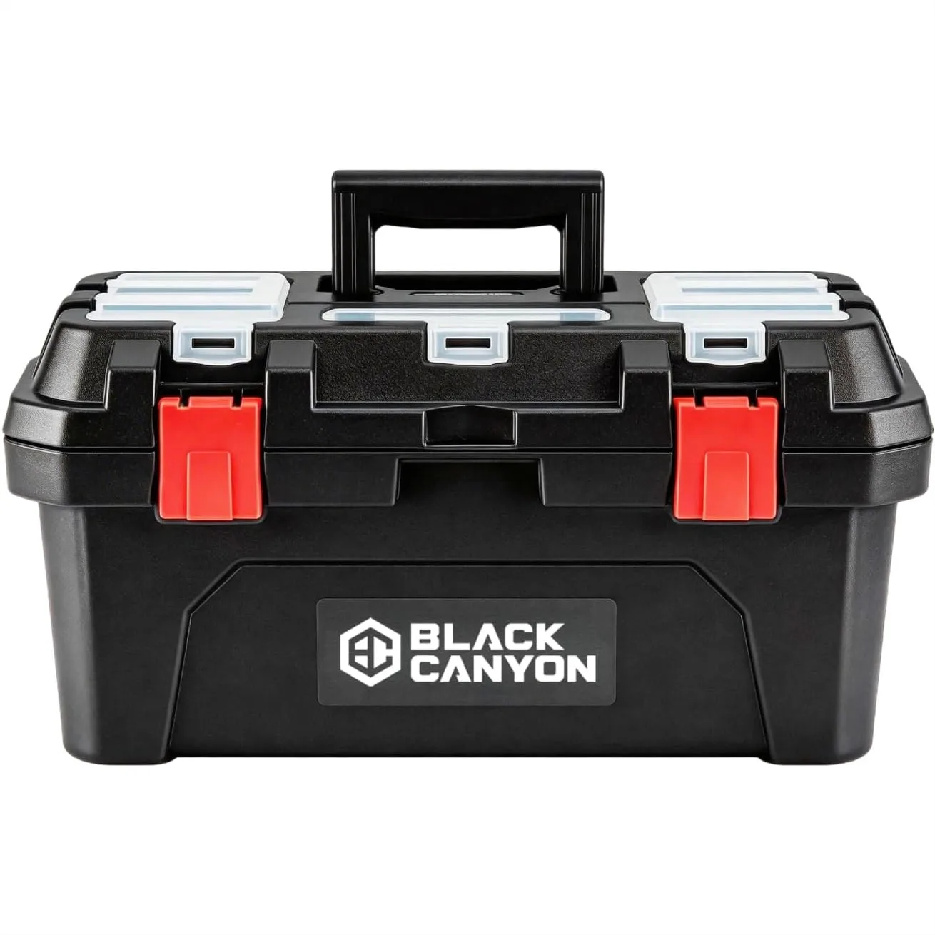 Black Canyon 17 Inch Plastic Tool Box, Dual-Layer Design with Top-Lid Storage, Stackable, Supports up to 44 lbs for DIY and
Black Canyon 17 Inch Plastic Tool Box, Dual-Layer Design with Top-Lid Storage, Stackable, Supports up to 44 lbs for DIY and