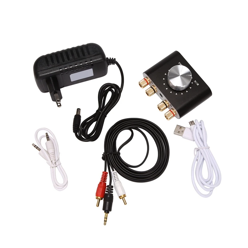 Bluetooth 5.0 Power Amplifier Stereo Hi-Fi Digital Amp 2.0 Channel 50Wx2 with AUX/USB/Bluetooth Audio Receiver US Plug
Bluetooth 5.0 Power Amplifier Stereo Hi-Fi Digital Amp 2.0 Channel 50Wx2 with AUX/USB/Bluetooth Audio Receiver US Plug