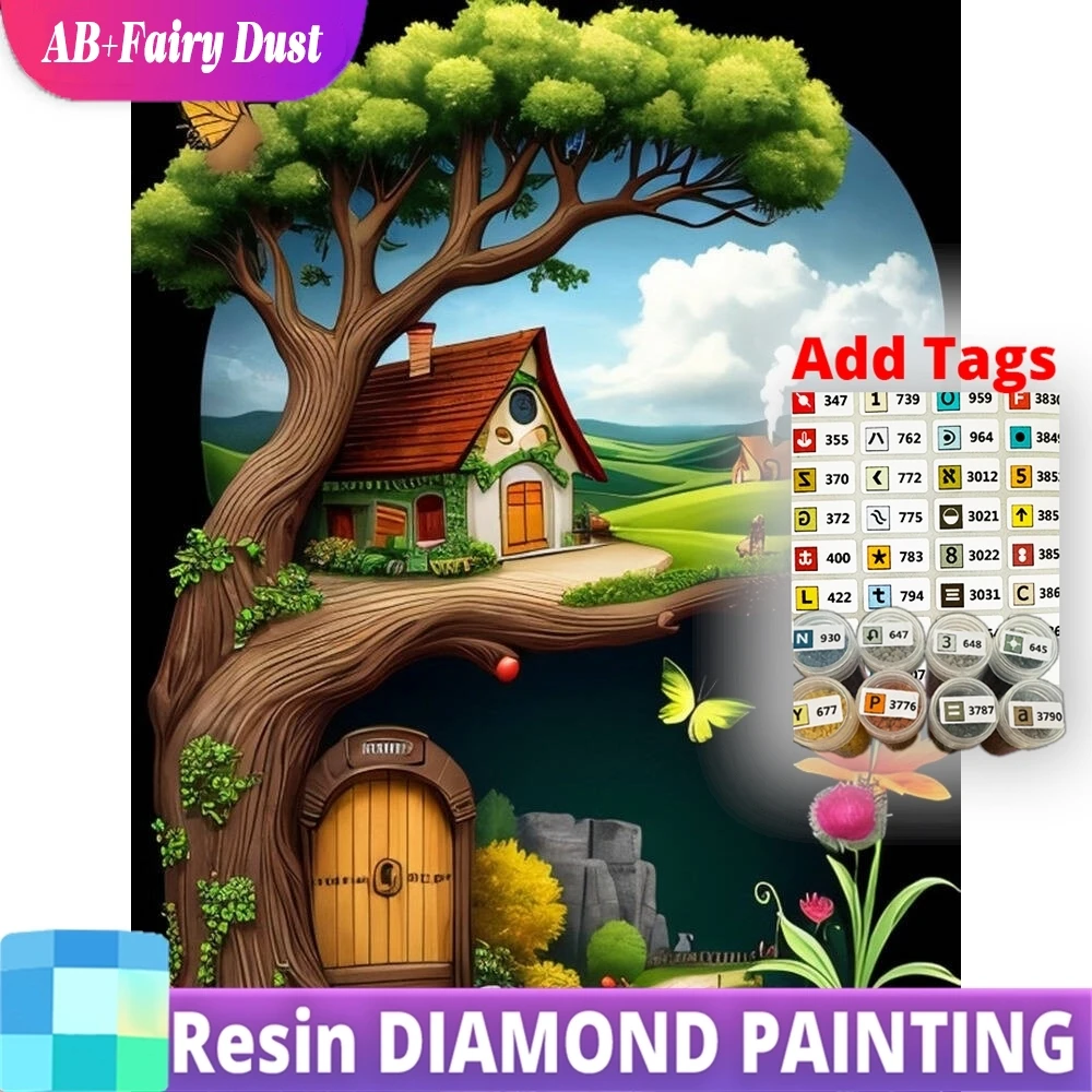 Resin AB Fairy Dust Diamond Painting Tree Landscape Cross Stitch Kits DIY Mosaic House Abstract Picture Rhinestones Handmade Gif
Resin AB Fairy Dust Diamond Painting Tree Landscape Cross Stitch Kits DIY Mosaic House Abstract Picture Rhinestones Handmade Gif