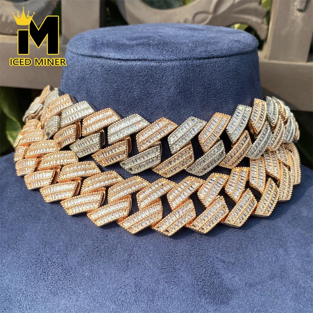 Icedminer 25mm Baguettes Zircon Iced Out Link Chain Necklace for Men Women Hip Hop Jewelry Free Shipping
Icedminer 25mm Baguettes Zircon Iced Out Link Chain Necklace for Men Women Hip Hop Jewelry Free Shipping