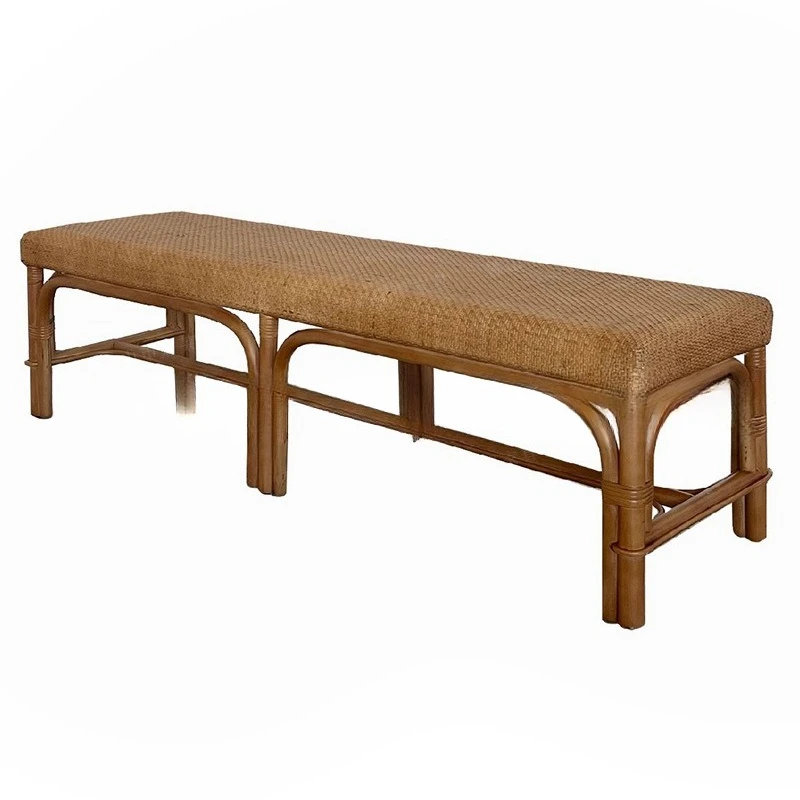 Rattan bench Japanese simple bedside stool
Rattan bench Japanese simple bedside stool