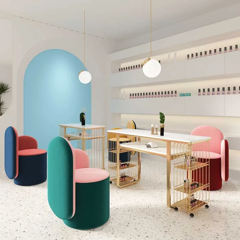 Luxury Professionals Design Nail Desk Workstation Chair Organiser Modern Nordic Nail Table Light Luxury Tavolo Unghie Furniture
Luxury Professionals Design Nail Desk Workstation Chair Organiser Modern Nordic Nail Table Light Luxury Tavolo Unghie Furniture