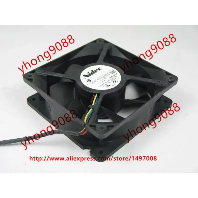 Nidec B35502-35DEL7 PP749-A00 DC 12 В 1,40 А 120x120x38 мм Вентилятор охлаждения сервера
Nidec B35502-35DEL7 PP749-A00 DC 12 В 1,40 А 120x120x38 мм Вентилятор охлаждения сервера